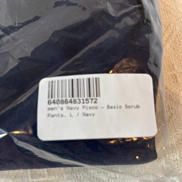 **NWT** FIGS Mens Pisco Basic Scrub Pants in NAVY - Picture 6 of 7